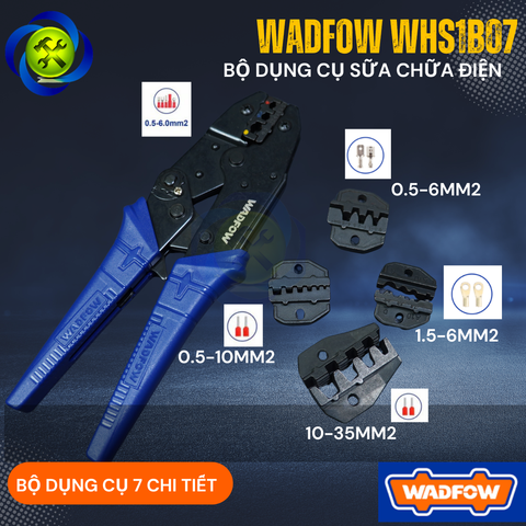 Bộ Dụng Cụ Sữa Chữa Điện Wadfow WHS1B07 Hộp Nhựa 7 Chi Tiết