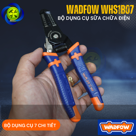 Bộ Dụng Cụ Sữa Chữa Điện Wadfow WHS1B07 Hộp Nhựa 7 Chi Tiết