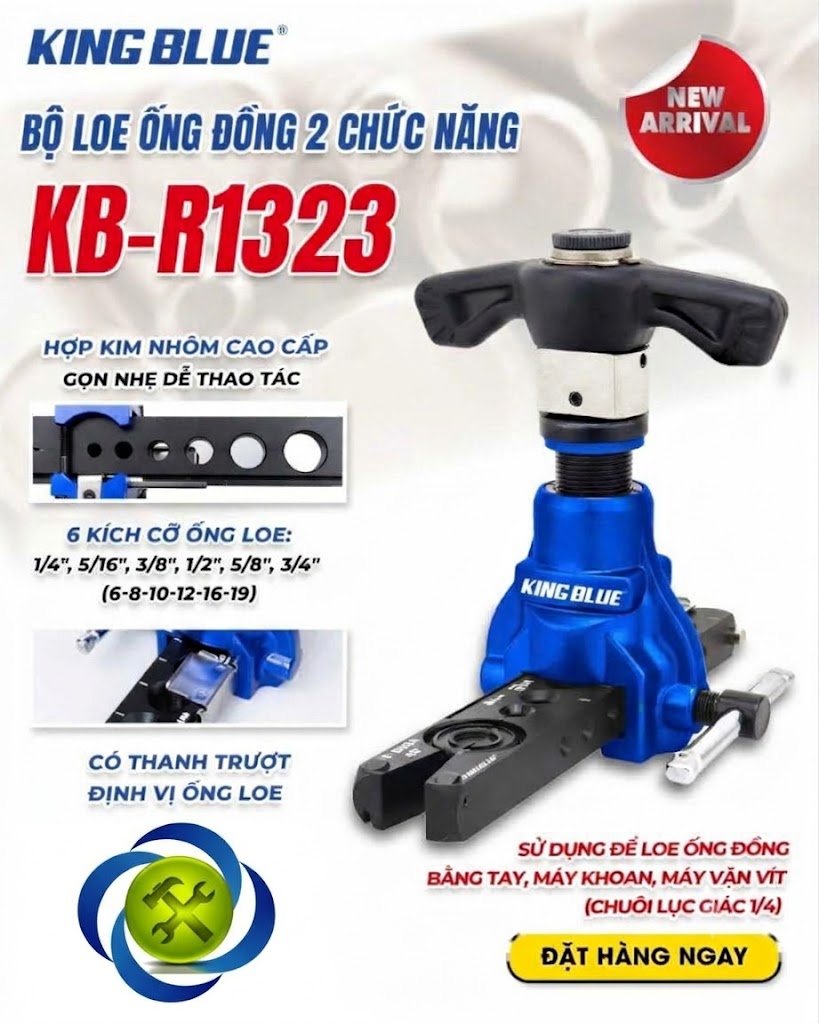 Bộ loe ống đồng 2 chức năng KingBlue KB-R1323