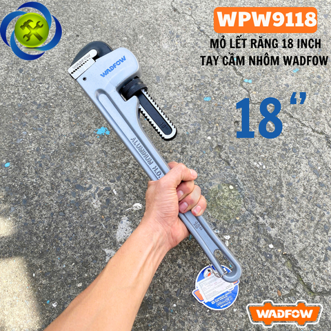 Mỏ Lết Răng Cán Nhôm WADFOW WPW9118 Loại 18 inch 450mm