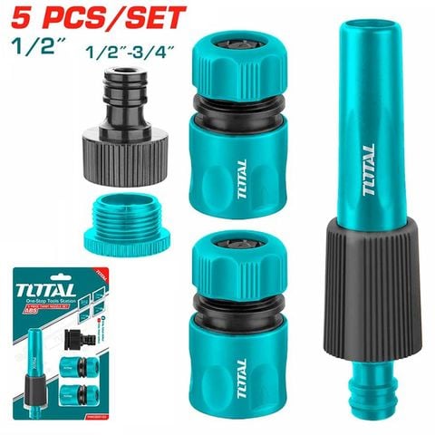 Bộ Đầu Nối Ống Nước Total THHCS05122 Có 5 Chi Tiết