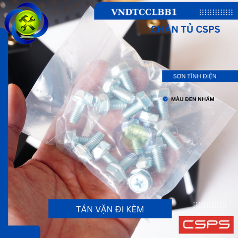 Chân Tủ CSPS VNDTCCLBB1 Màu Đen 120mm x 90mm x 160mm