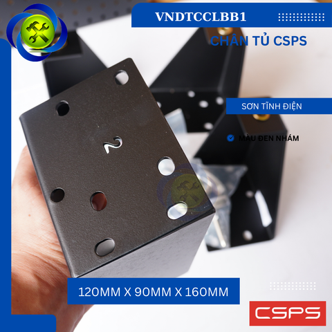 Chân Tủ CSPS VNDTCCLBB1 Màu Đen 120mm x 90mm x 160mm