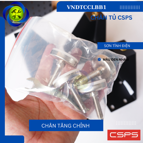 Chân Tủ CSPS VNDTCCLBB1 Màu Đen 120mm x 90mm x 160mm