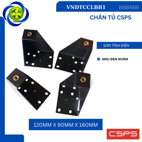 Chân Tủ CSPS VNDTCCLBB1 Màu Đen 120mm x 90mm x 160mm