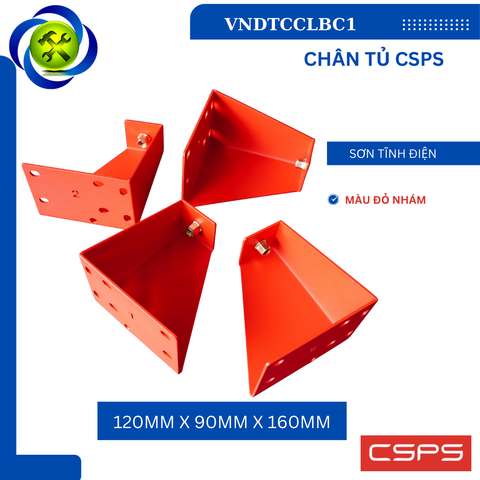 Chân Tủ CSPS VNDTCCLBC1 Màu Đỏ 120mm x 90mm x 160mm