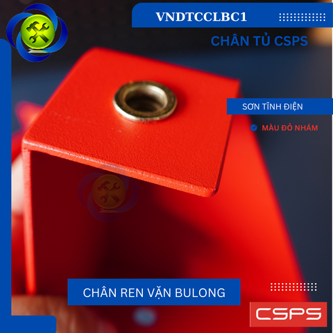 Chân Tủ CSPS VNDTCCLBC1 Màu Đỏ 120mm x 90mm x 160mm