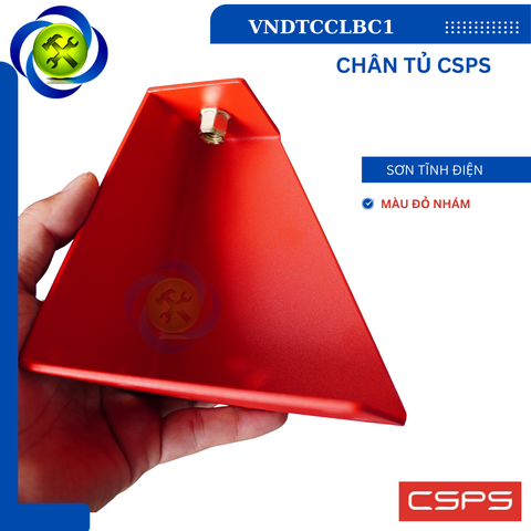Chân Tủ CSPS VNDTCCLBC1 Màu Đỏ 120mm x 90mm x 160mm