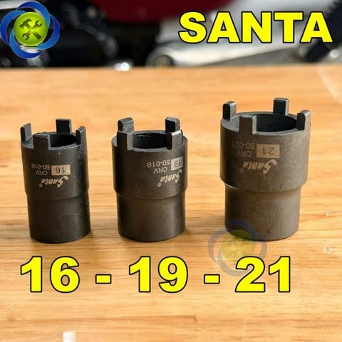 Tuýp mở nồi xe máy (xe số) SANTA 16-19-21mm thép CR-V