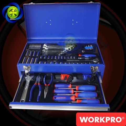 Bộ Dụng Cụ 239 Chi Tiết Workpro WP209033 (Thùng sắt )