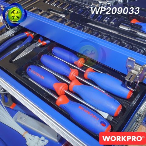Bộ Dụng Cụ 239 Chi Tiết Workpro WP209033 (Thùng sắt )