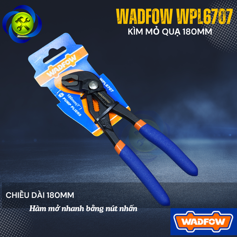 Kìm Mỏ Quạ Mở Nhanh Wadfow WPL6707 loại 7 inch 180mm