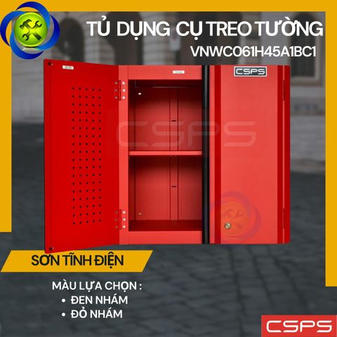 Tủ dụng cụ treo tường CSPS VNWC061H45A1BC1 Kích thước 610mm x 315mm x 458cm - 01 ngăn màu đỏ