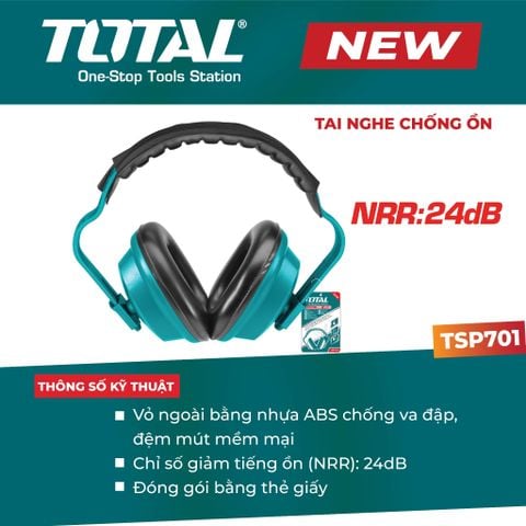 Tai Nghe Chống Ồn TOTAL TSP701 24dB