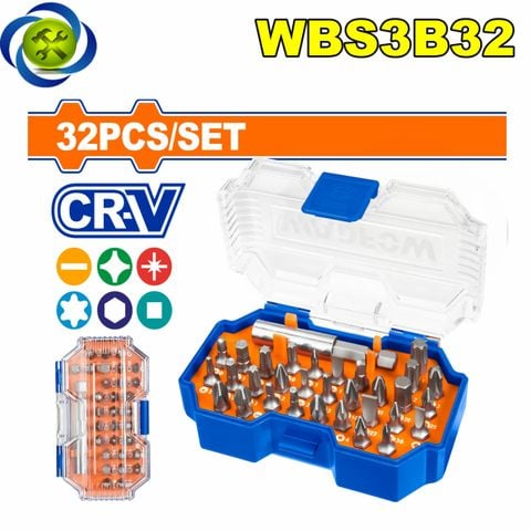 Bộ 32 mũi bắt vít đa năng WadFow WBS3B32