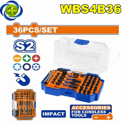 Bộ 36 Mũi Bắt Vít Đóng Wadfow WBS4B36