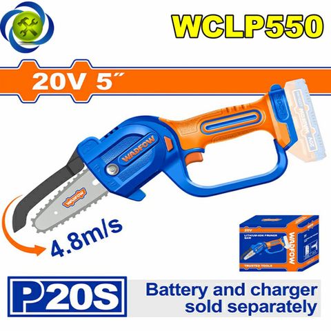 Máy Cưa Cắt Cành Dùng Pin 20V Wadfow WCLP550 (không kèm pin sạc)