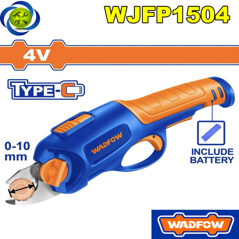 Máy Cắt Cành Thẳng Dùng Pin 4V Wadfow WJFP1504 (không kèm đầu và dây cáp sạc)