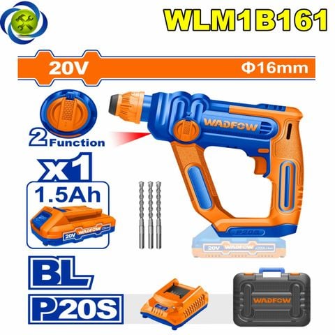 Máy Khoan Búa Dùng Pin 20V Wadfow WLM1B161 (Kèm 1 Pin & Sạc)