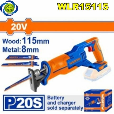 Máy Cưa Kiếm Dùng Pin 20V Wadfow WLR15115 (Chưa Pin & Sạc)