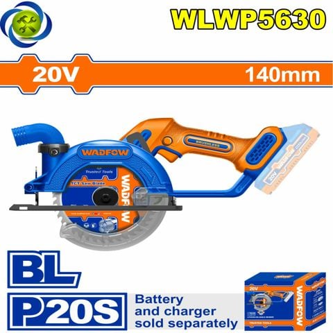 Máy Cưa Đĩa Tròn Dùng Pin20v 140mm Wadfow WLWP5630(không kèm pin sạc)