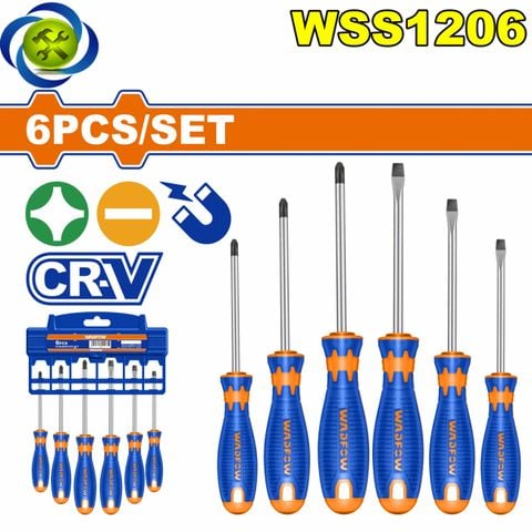 Bộ 6 Tua Vít Dẹp & Bake WadFow WSS1206