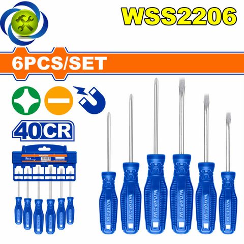 Bộ 6 tua vít dẹp & bake WadFow WSS2206