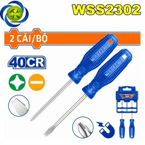 Bộ 2 Tua Vít Dẹp & Bake 100mm WadFow WSS2302