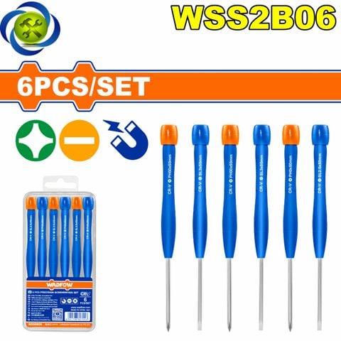 Bộ 6 Tua Vít Chính Xác 50mm WadFow WSS2B06
