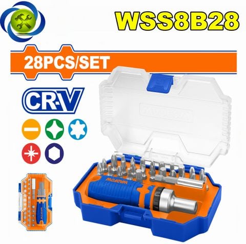 Bộ 28 chi tiết bắt vít WadFow WSS8B28
