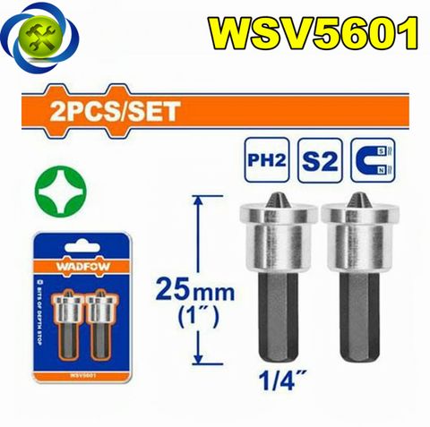 Bộ 2 Mũi Vít Nam Châm WADFOW WSV5601