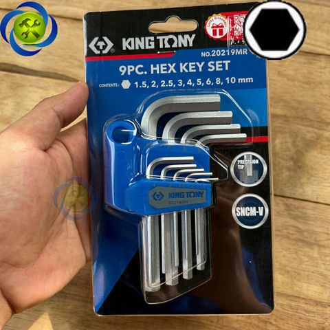 Bộ lục giác ngắn Kingtony 20219MR 9 cây