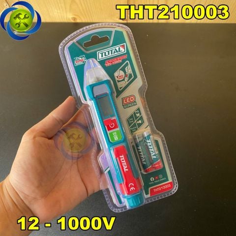 Bút Thử Điện AC Total THT210003 (12-1000V) (Bút Dò Điện)