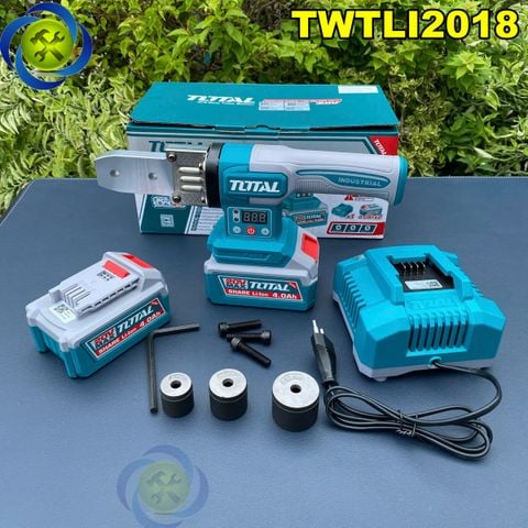 Máy Hàn Ống Nước TOTAL TWTLI20182 Kèm 2 Pin 20V Và 1 Sạc