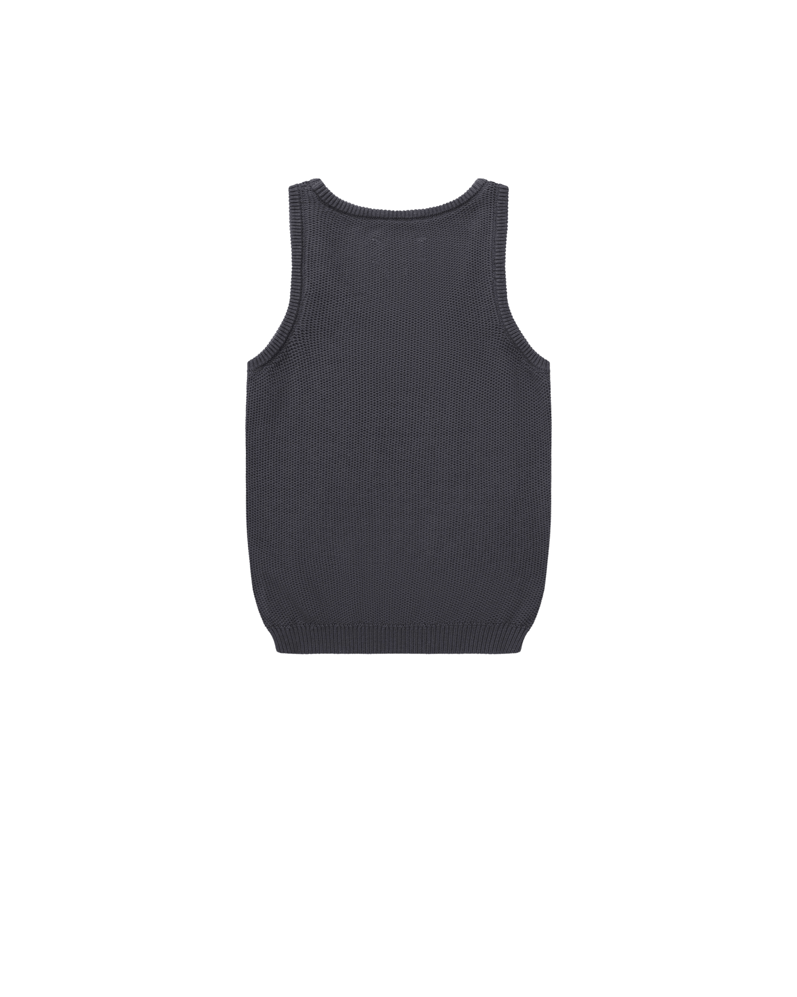  STEEL KNIT TANK TOP - Moon Grey 