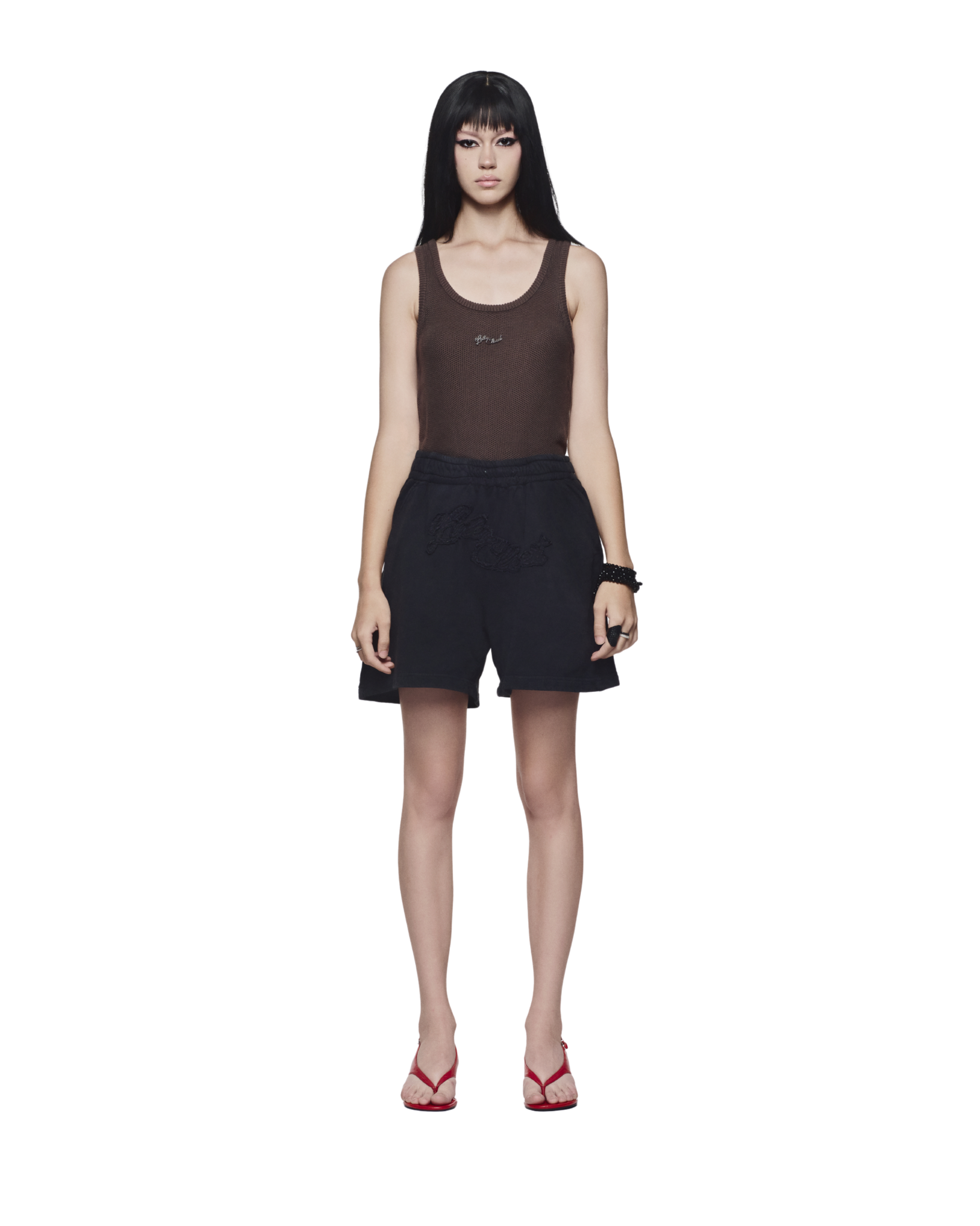 STEEL KNIT TANK TOP - Brown Sugar