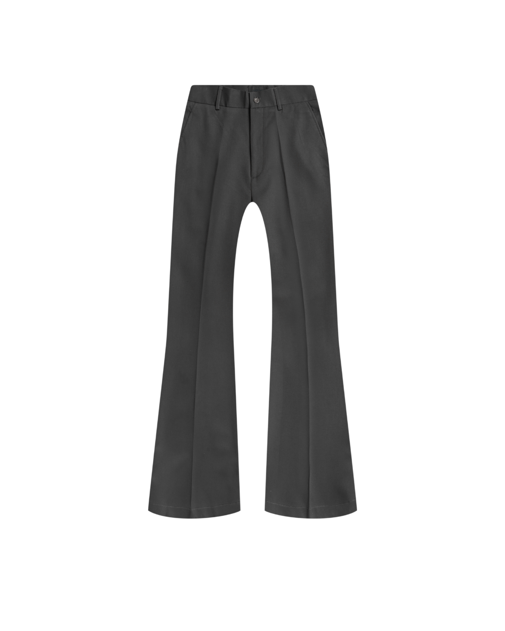 FLARE LINE TROUSERS - Dark Grey