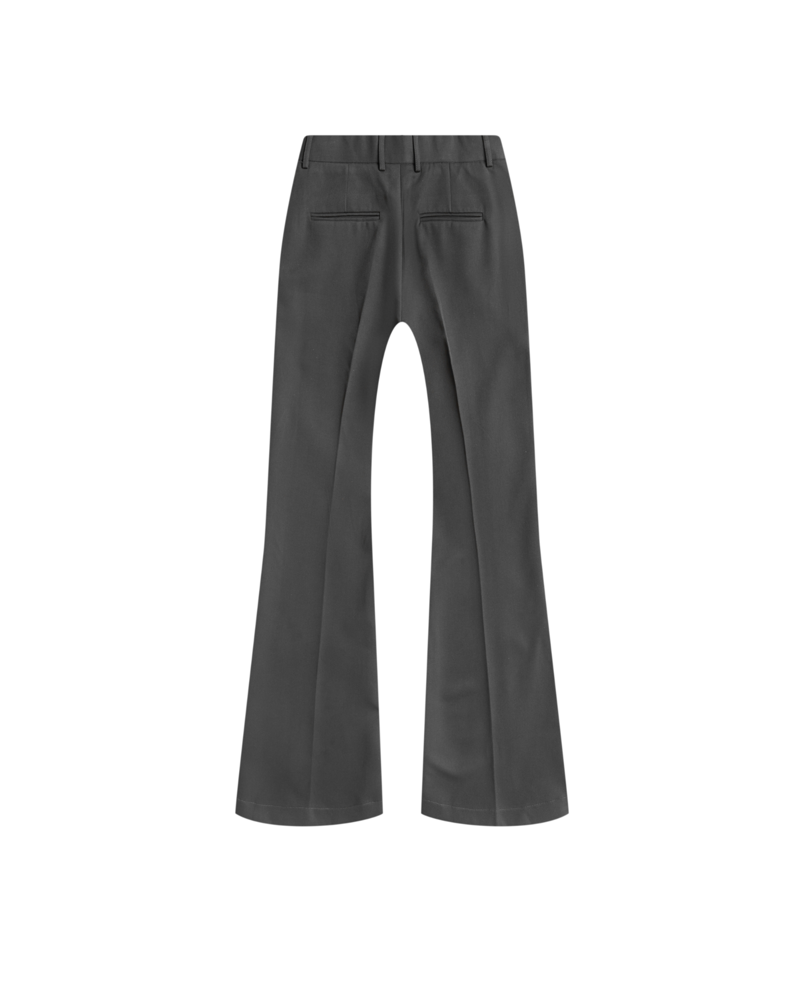 FLARE LINE TROUSERS - Dark Grey
