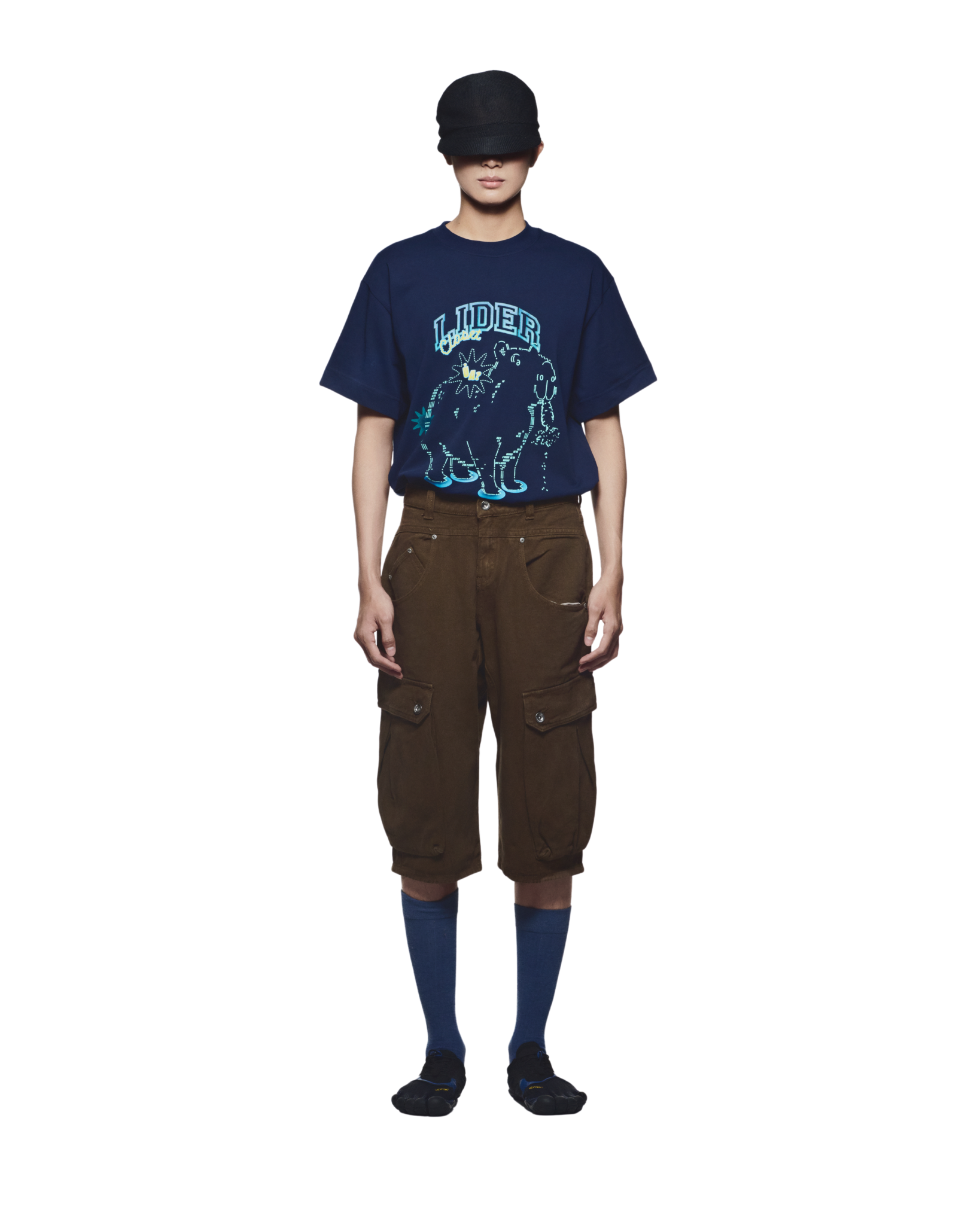 CAPYNOMNOM TEE - Bluebell