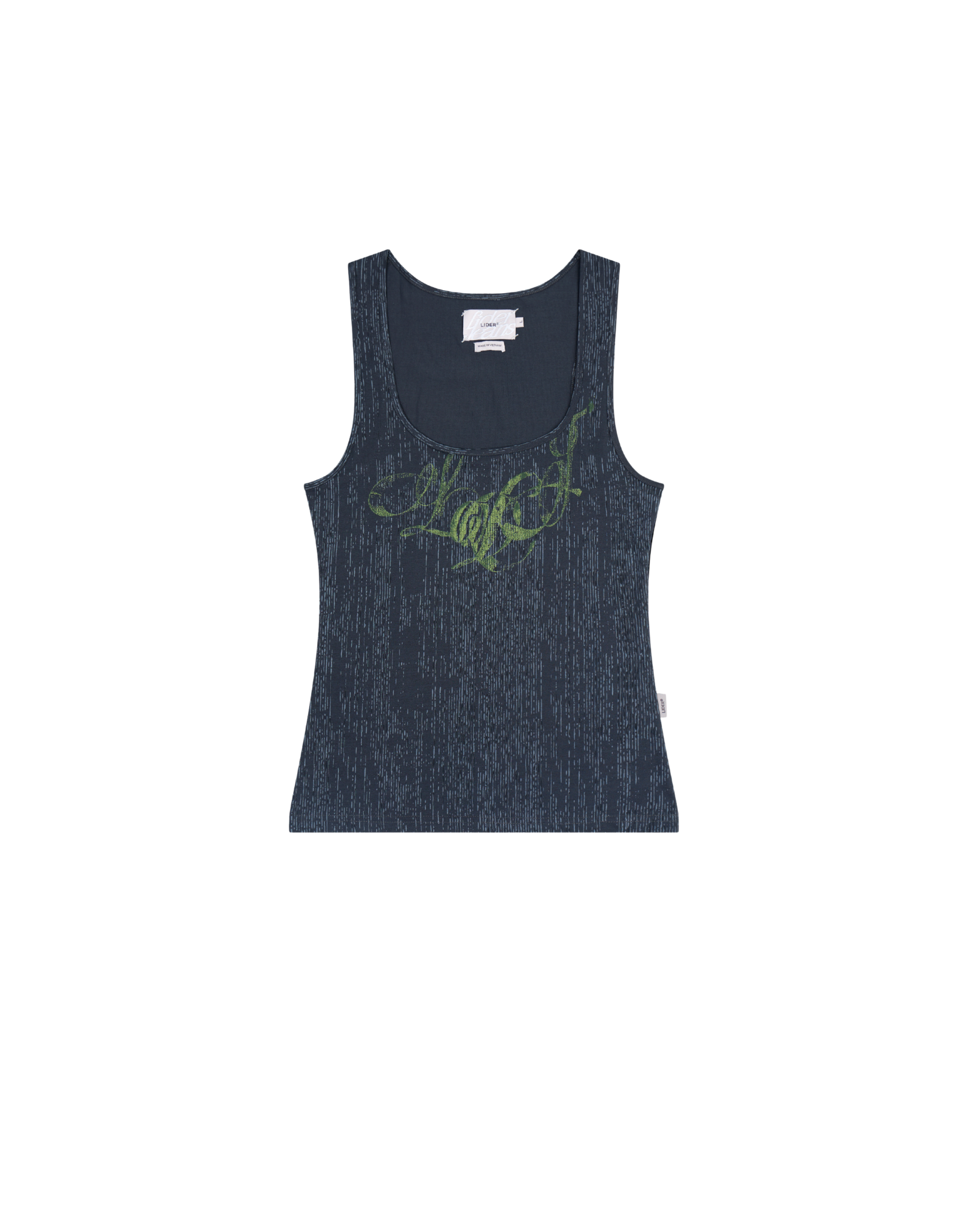 LDJ PATTERN TANK TOP - Midnight Navy