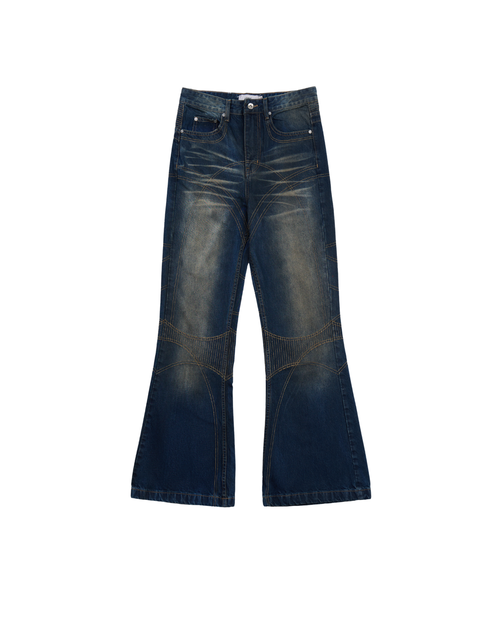 AGED FLARE JEANS