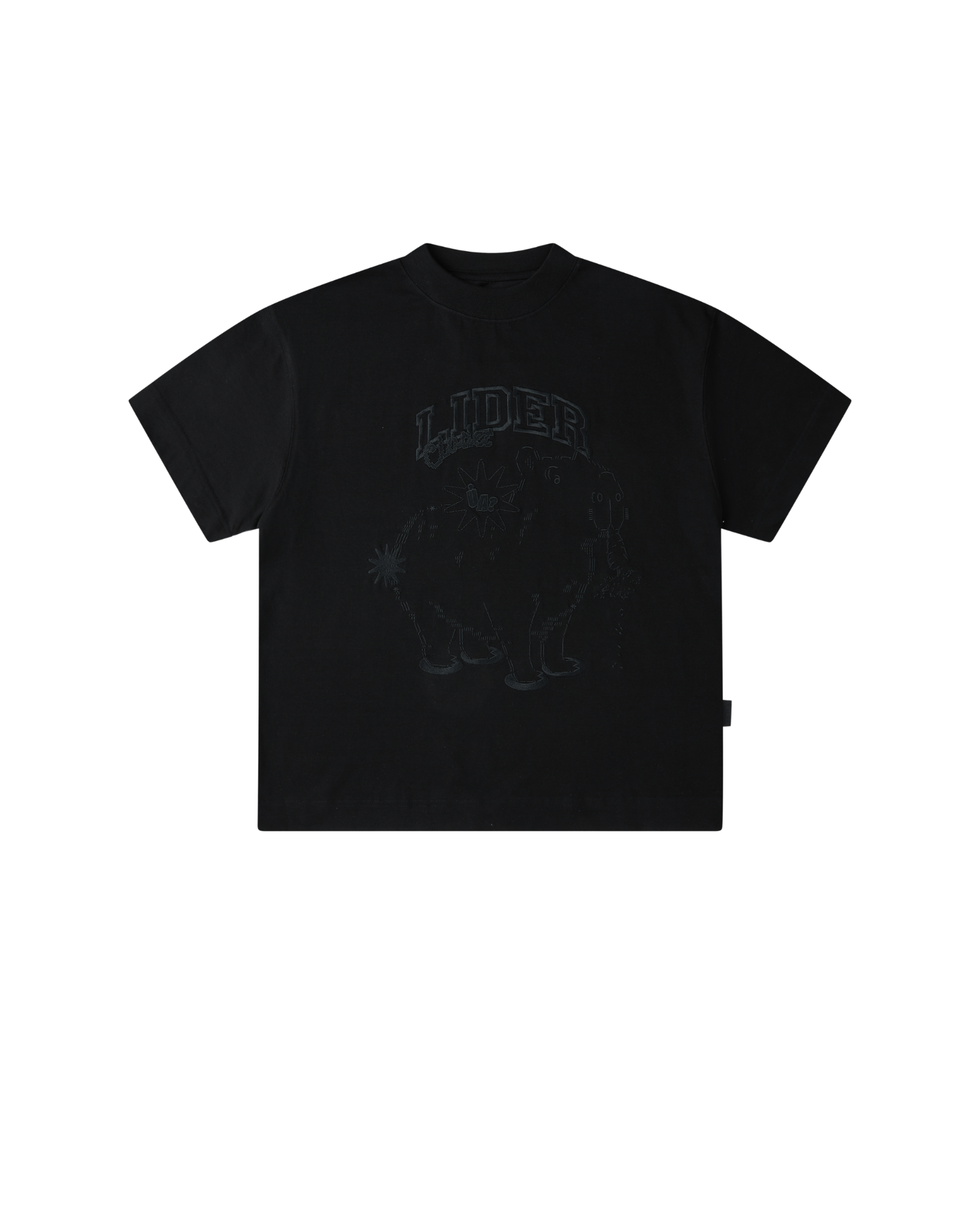 CAPYNOMNOM TEE - Stitch Black