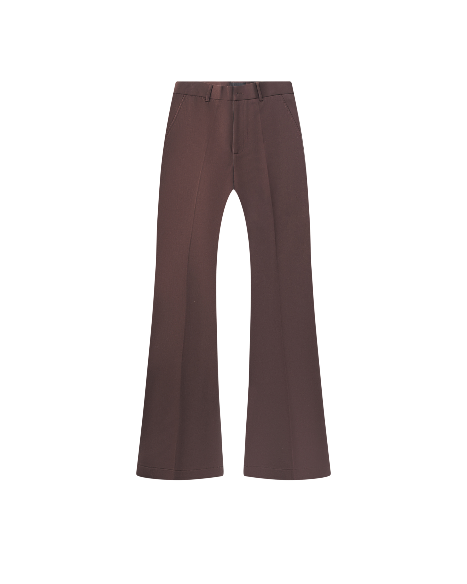 FLARE LINE TROUSERS - Earth