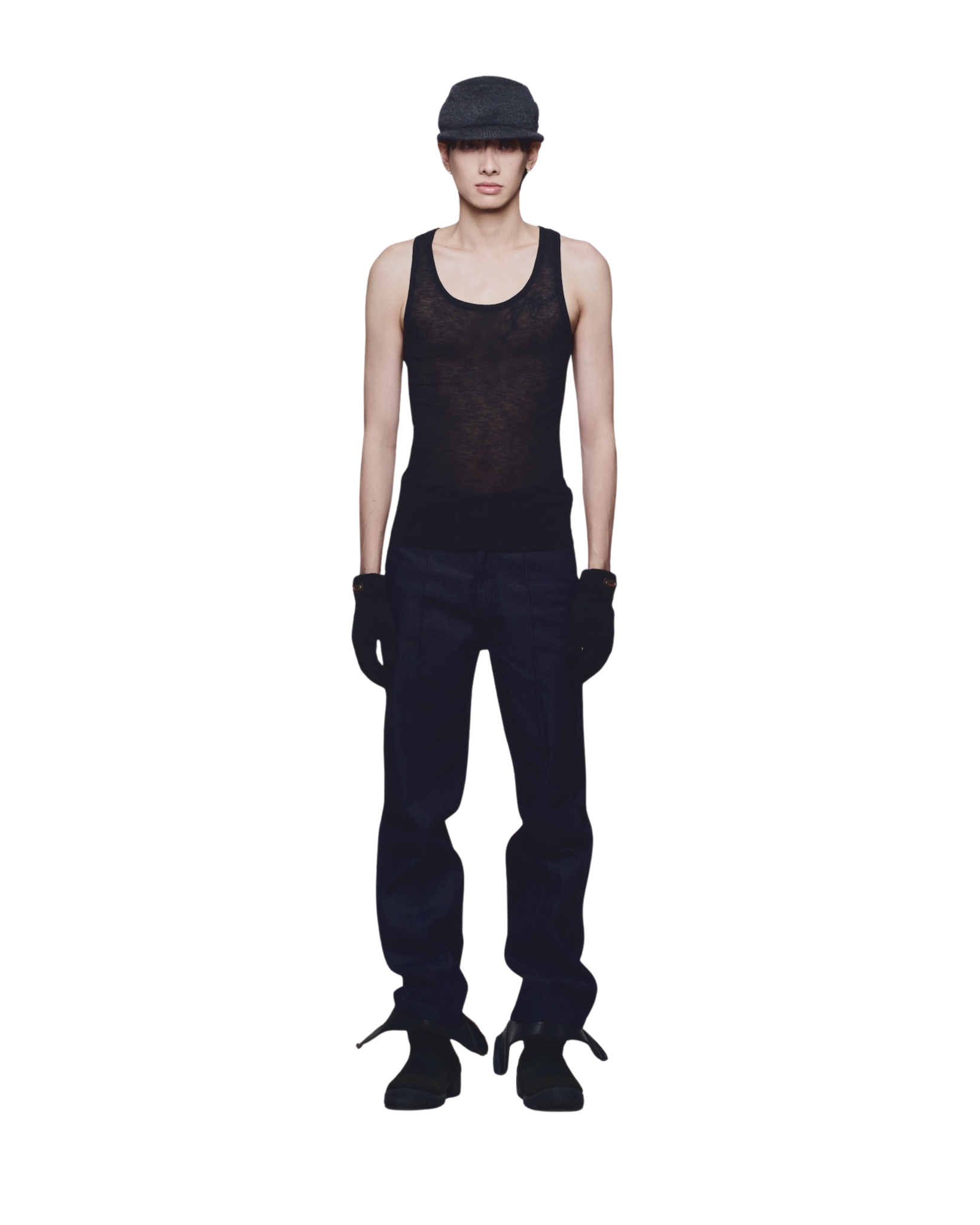 AIRY CLOSET TANK TOP - Black