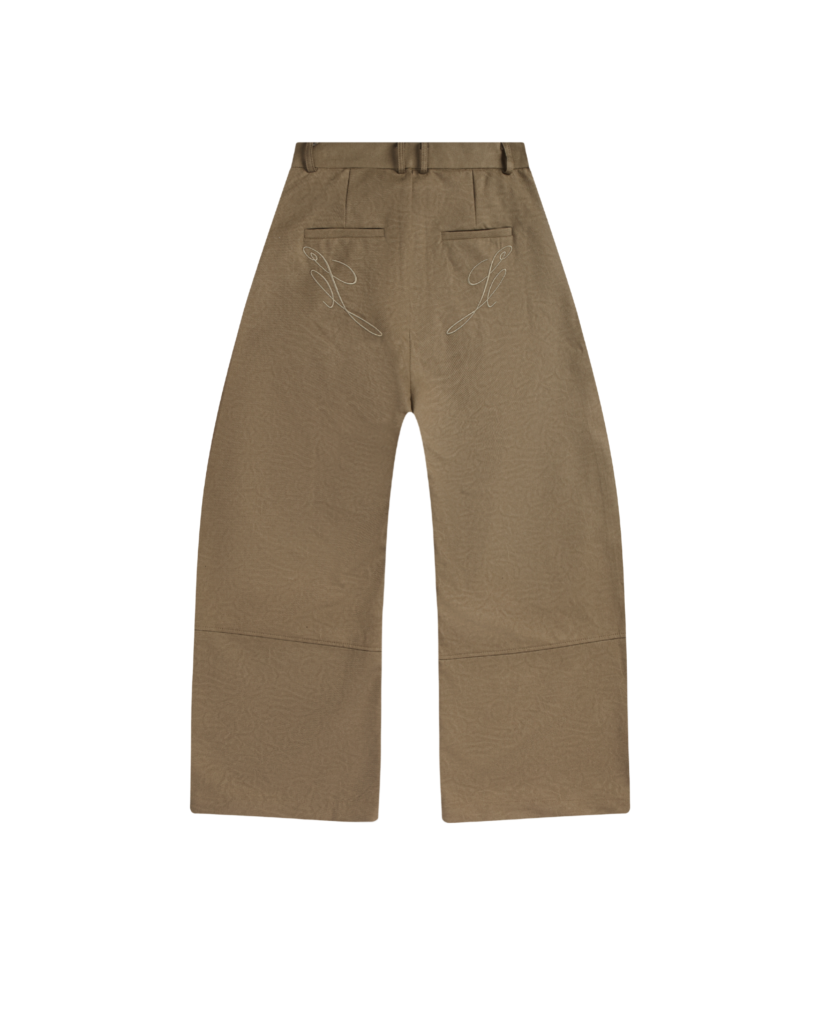 QUIET BARREL KHAKI TROUSERS - Beige