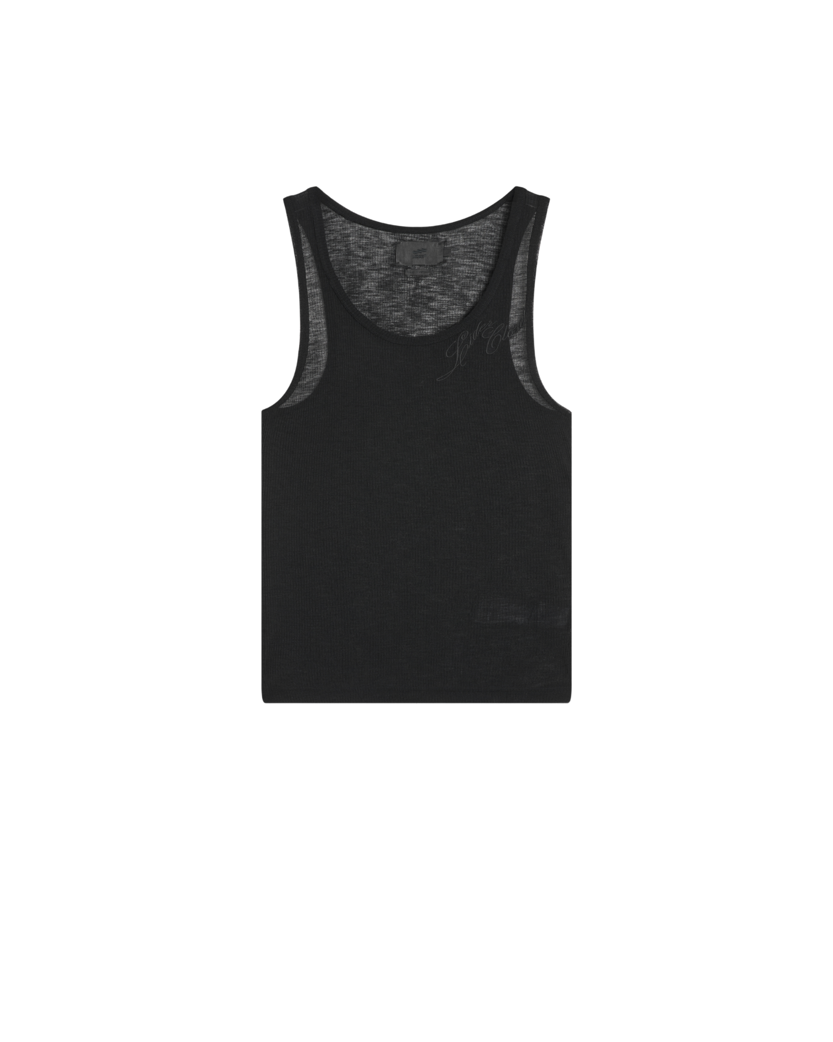 AIRY CLOSET TANK TOP - Black