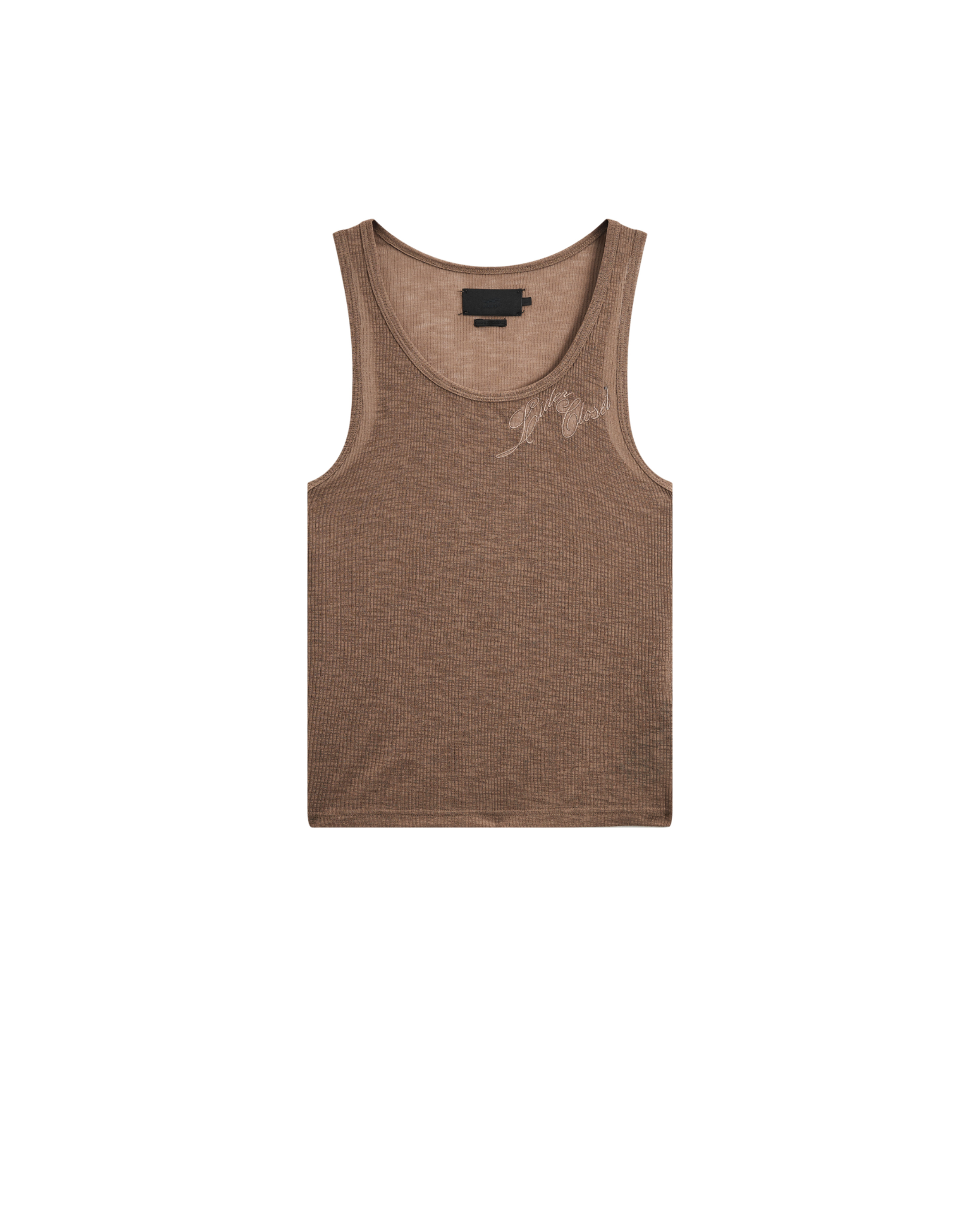 AIRY CLOSET TANK TOP - Camel Brown