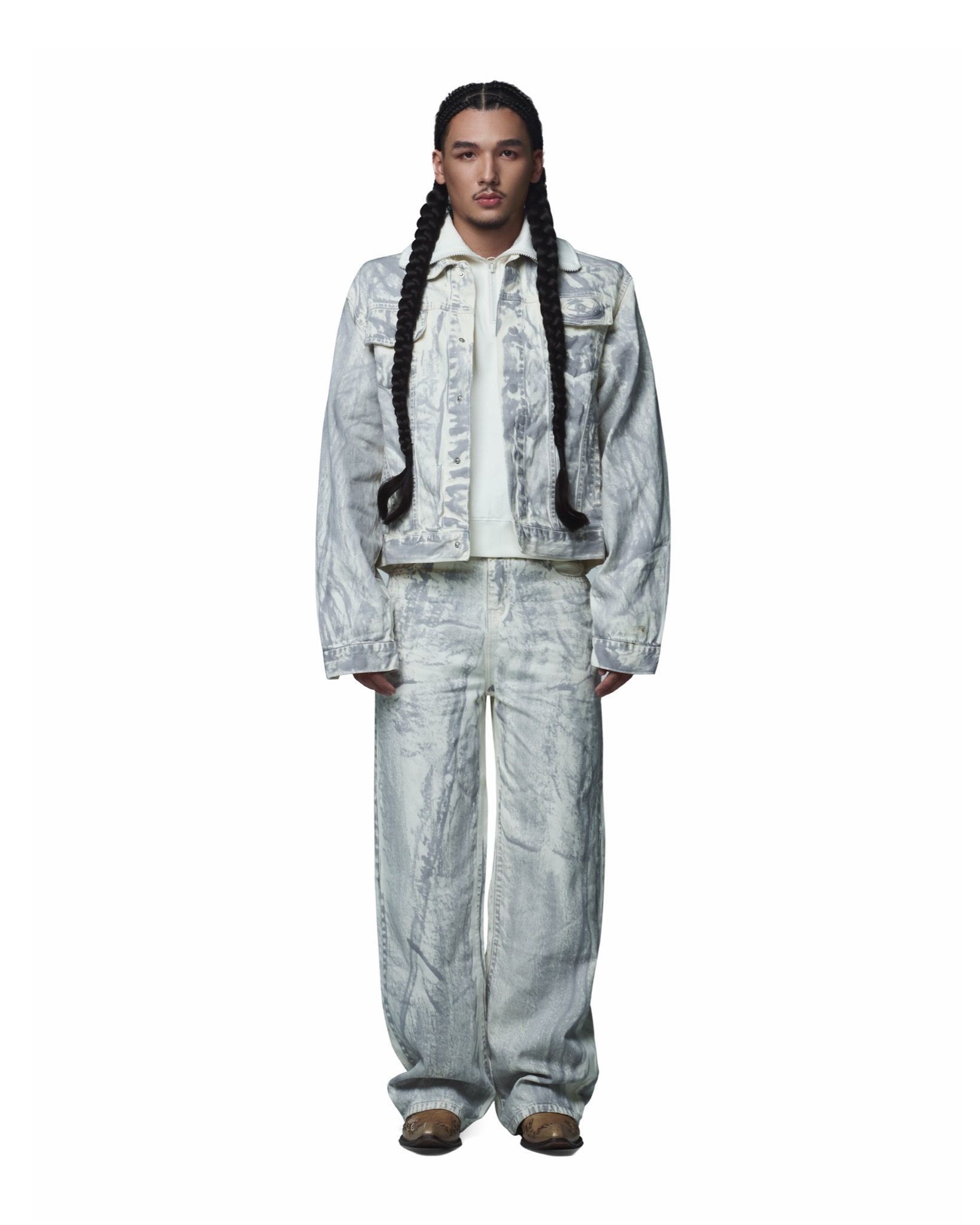 GUNSMOKE WASHED DENIM JACKET