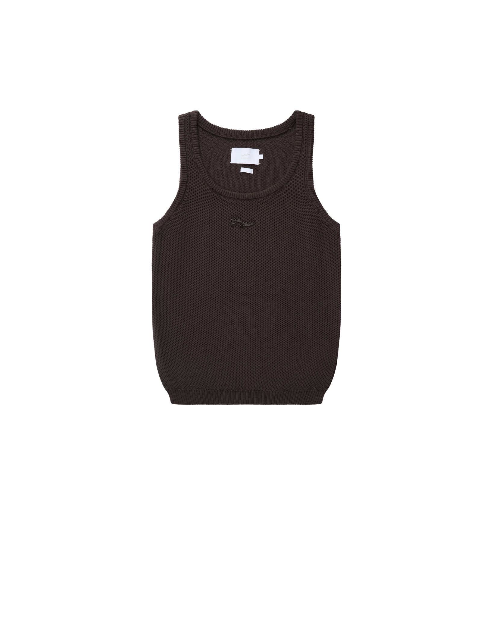 STEEL KNIT TANK TOP - Brown Sugar