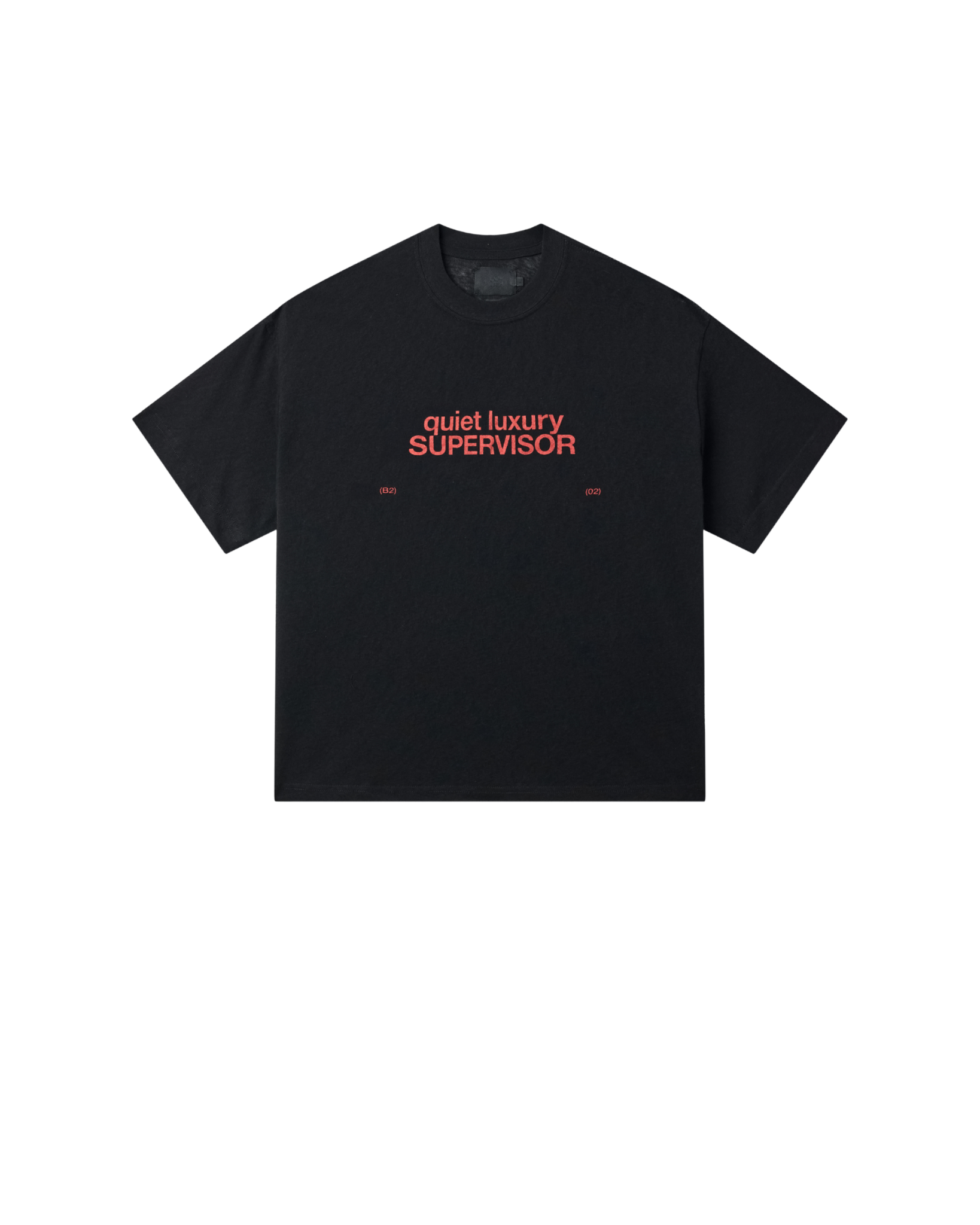 QUIET LUXURY TEE - Black